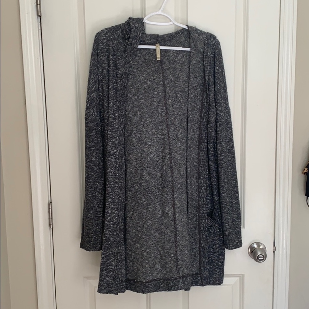 Hooded cardigan